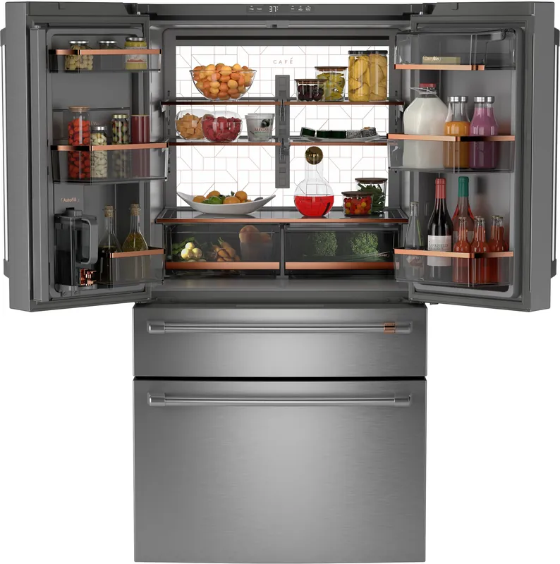 Ge Appliances CGE29DP2TS1 CAFÉ™ Energy Star® Smart 4-Door French-Door Refrigerator 28.7 Cu. Ft.