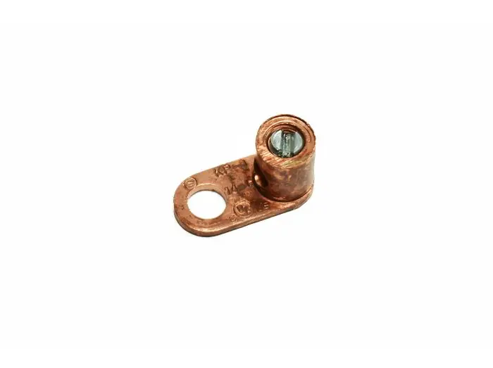 Penn-Union PNL-8 Bronze Terminal Lug for One Copper Conductor - One Hole Tongue 14 AWG - 8 AWG