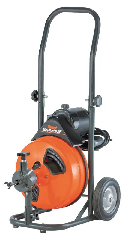 General Wire Spring 111970 Mini-Rooter XP P-XP-B Drain Cleaning Machine 1/3 hp 75 ft x 3/8 in Cable MRCS Cutter Set
