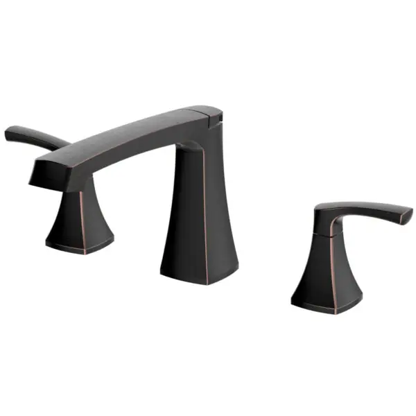 Compass Manufacturing 192-6409 Cardania Two Handle Wide Spread Roman Tub Faucet