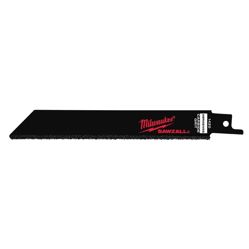 Milwaukee 48-00-1420 Carbide Grit SAWZALL Reciprocating Saw Blade, 6 Inch L