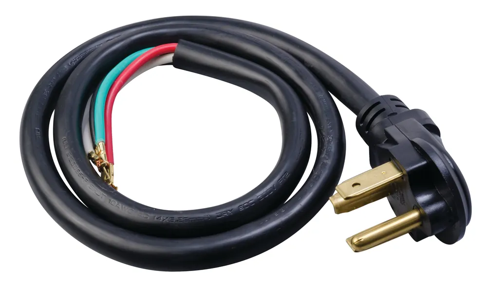 Southwire 9154SW8808 SRDT Round Replacement Dryer Cord 30 Amp 4 ft