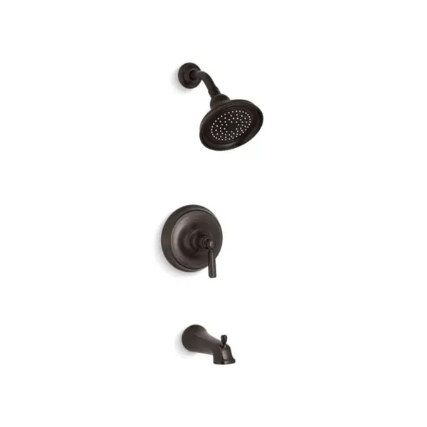 Kohler TS10582-4-2BZ Bancroft Single Handle RiteTemp Tub and Shower Trim with Rain Shower Head