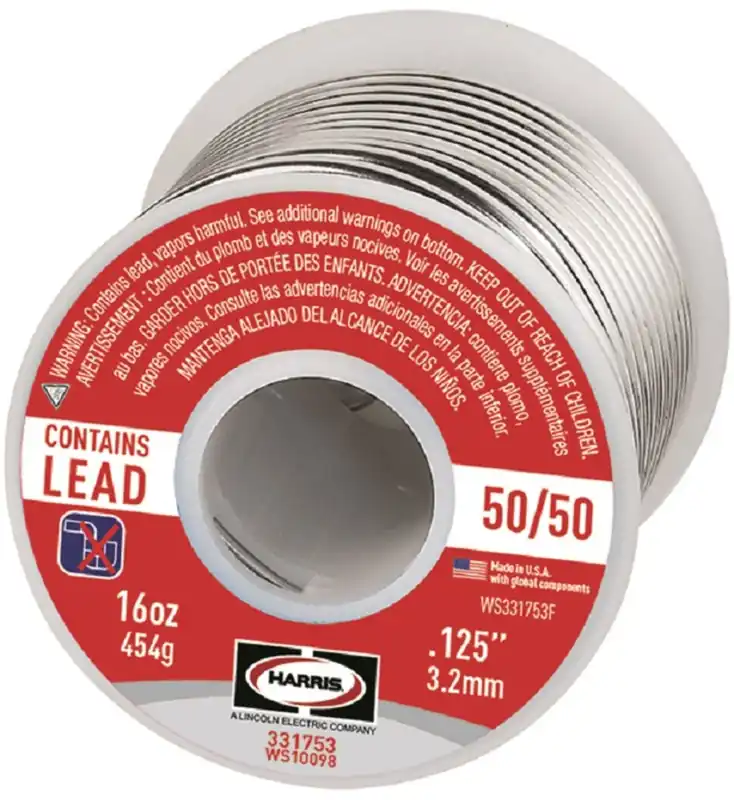 Harris 331753 50/50 Lead Solder 1/8 inches X1 Lb Spl