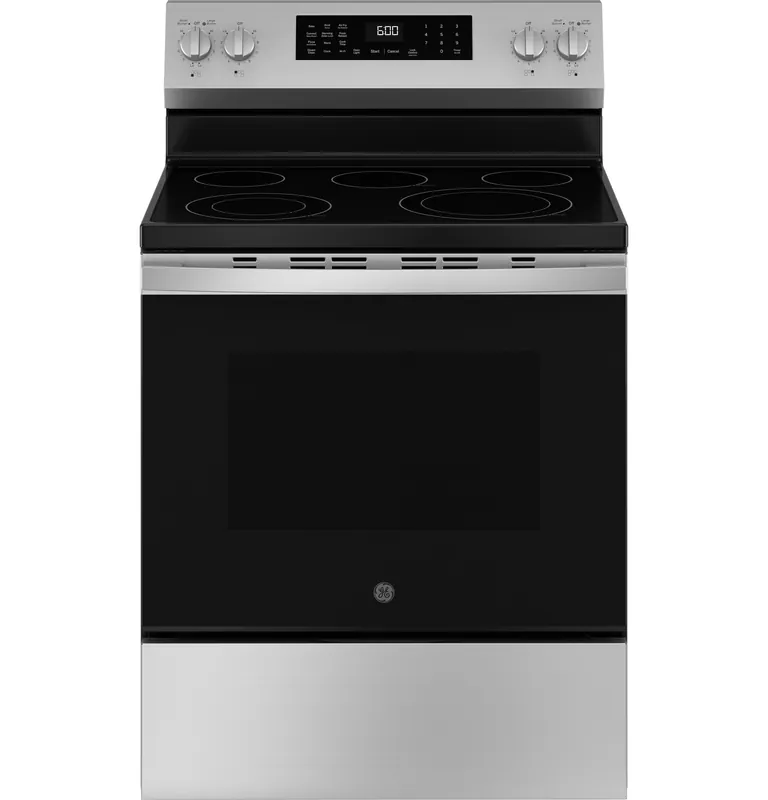 Ge Appliances GRF600AVSS 30 in. 5 Burner Element Smart Free-Standing Electric Range
