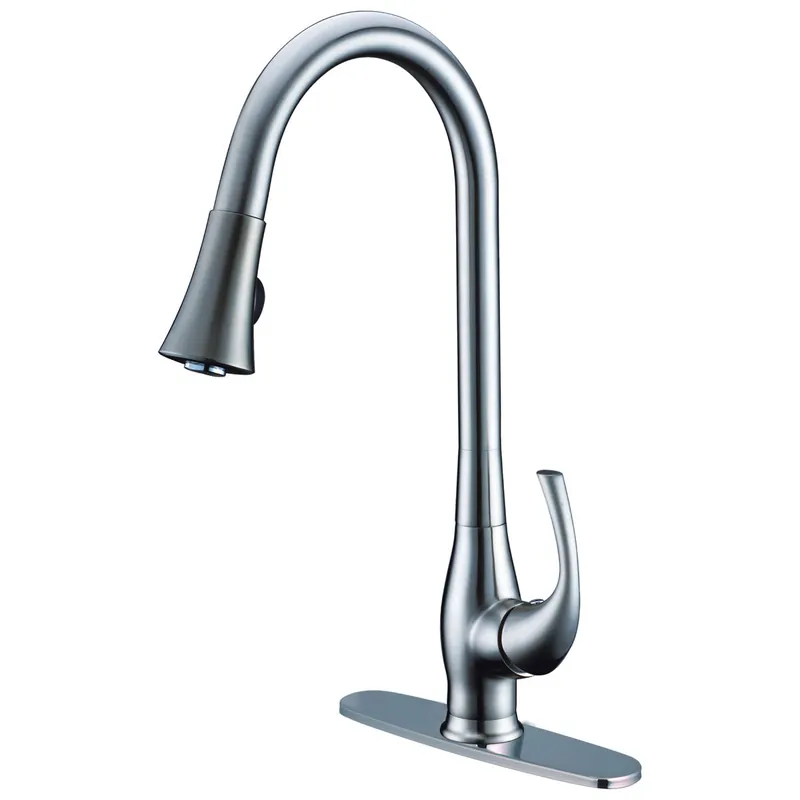 Compass Manufacturing 191-6600 Grand Single Handle Pull-Down Kitchen Faucet