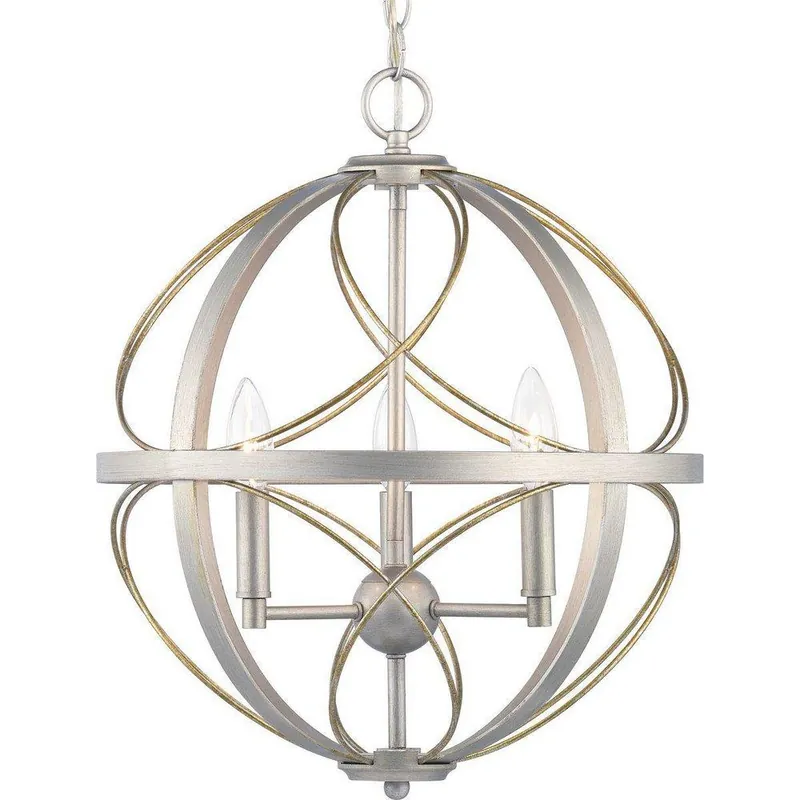 Progress Lighting P500068-134 Brandywine 16 in. 60W 3-Light Candelabra E-12 Incandescent Pendant
