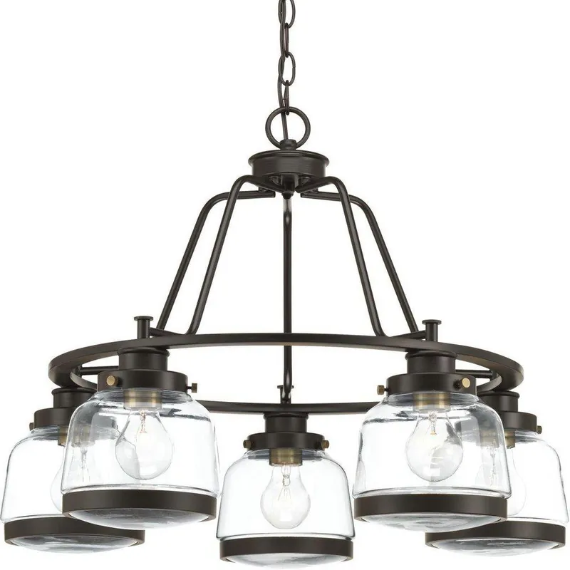 Progress Lighting P400058-020 Judson 75W 5-Light Chandelier