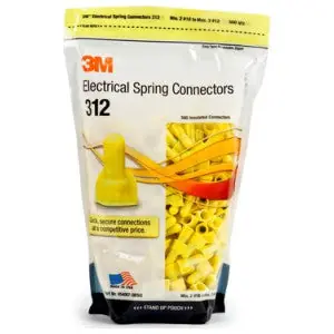 3M 05400708160 Scotchlok Electrical Spring Connector, Bag of 500