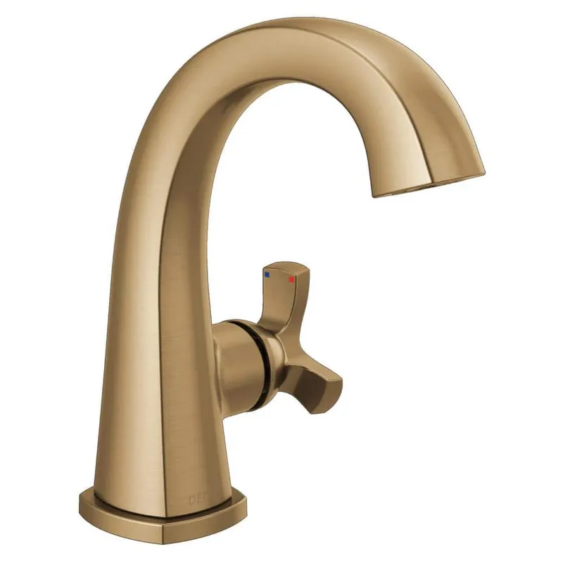 Delta Faucet 5776-CZ-PR-MPU-DST Stryke Single Hole Bathroom Faucet