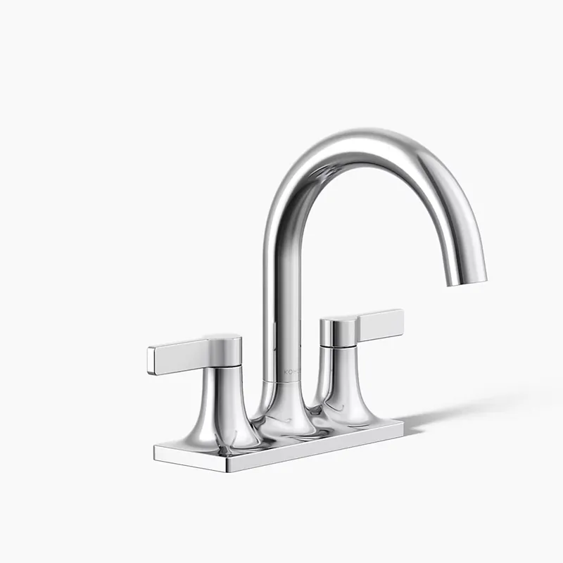 Kohler 28124-4K-BN Venza Centerset Bathroom Sink Faucet, 1.0 GPM