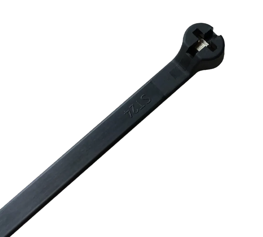 Southwire BR8SMP0-C 8 inches 50LBS UV Black Cable Tie Metal Pawl