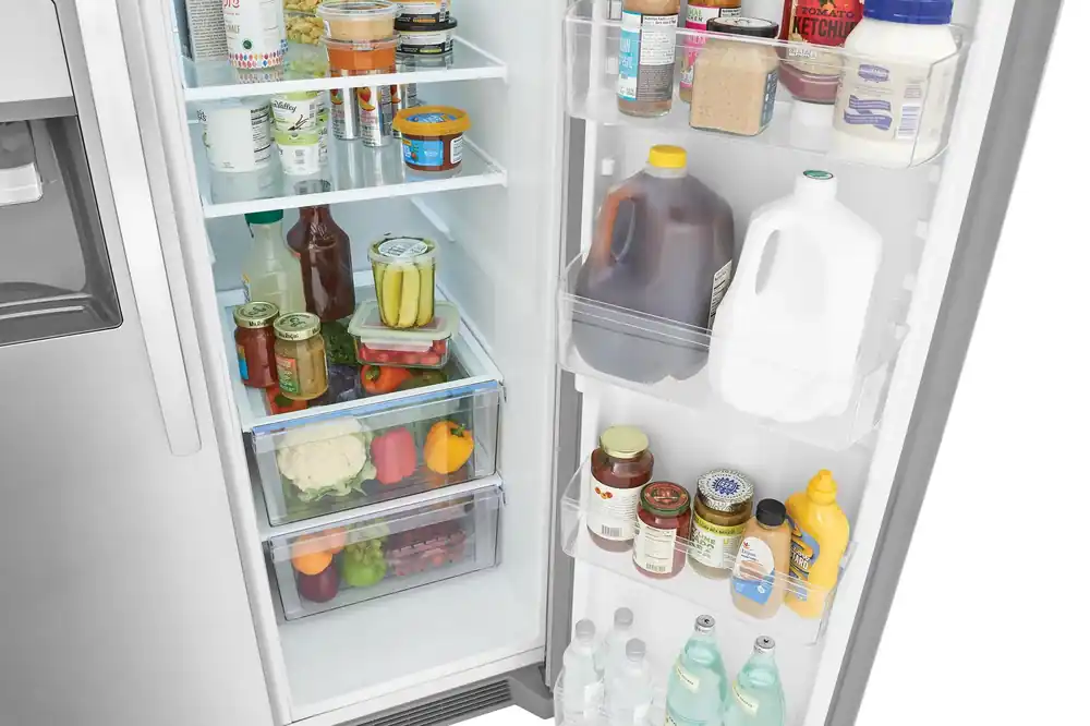 Frigidaire FRSS2623AS 36-1/4 in. 25.6 cu. ft. Side-By-Side Refrigerator