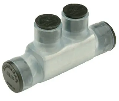 Penn-Union IISR-350 Aluminum Clear Pre-Insulated Splicer/Reducer 10 AWG - 350 kcmil