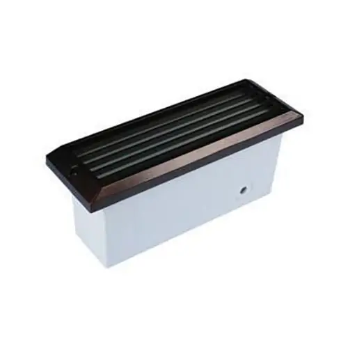 National Specialty Lighting LBR-II-L-BZ Louver Step Light LED Lamp 5.2 W Fixture 120 V