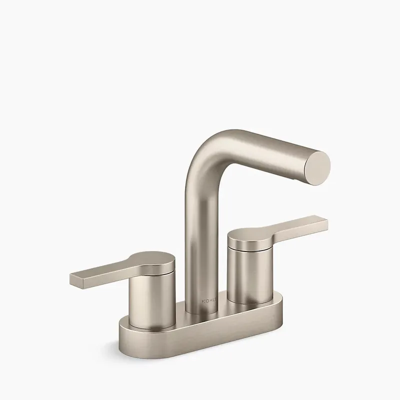 Kohler 33591-4-BN Elate 1.2 GPM Centerset Bathroom Faucet