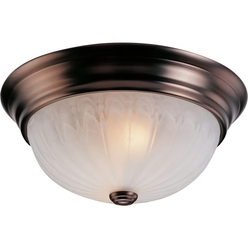 Volume Lighting V7734-79 Marti 3-Light Antique Bronze Flush Mount Ceiling Fixture