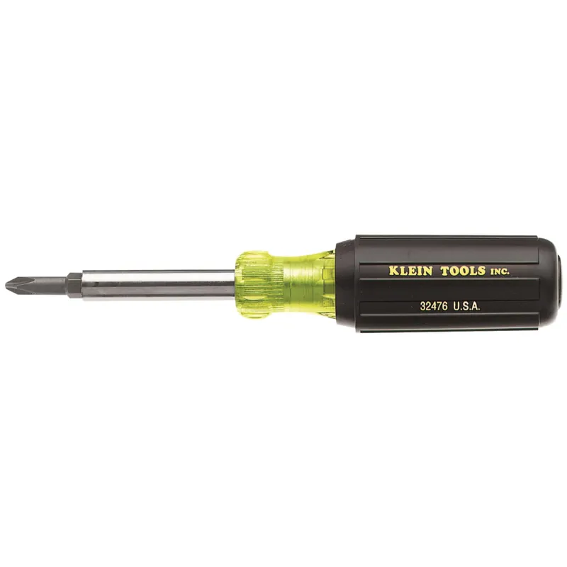 Klein Tools 32476 Multi-Bit Screwdriver / Nut Driver 5-in-1