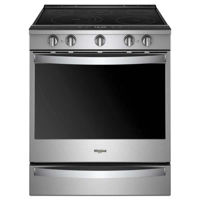 Whirlpool WEE750H0HZ 29-7/8 in. Electric 5-Burner Smoothtop Freestanding Range