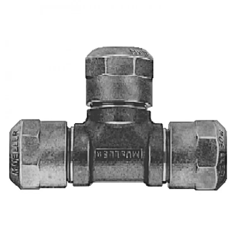 Mueller Valve H-15381N Service Tee 3/4 inches x 3/4 inches x 1 inches