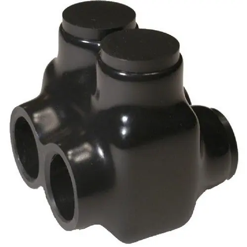 Morris Products 97121 500-2 Black Insulated Connector Dual