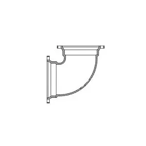 Tyler Pipe 072225 Compact Elbow 6 in 90 deg