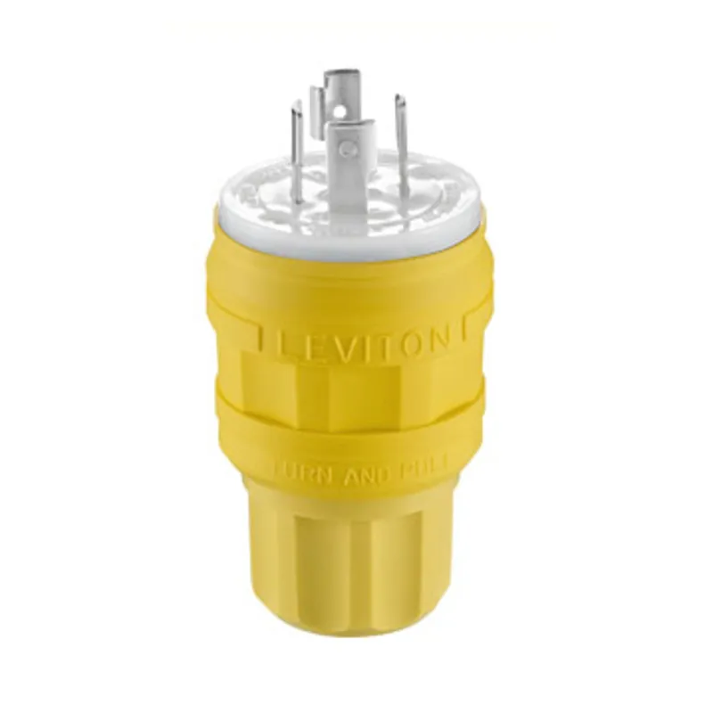 Leviton 28W77 Locking Plug 30 Amp, 600 Volt
