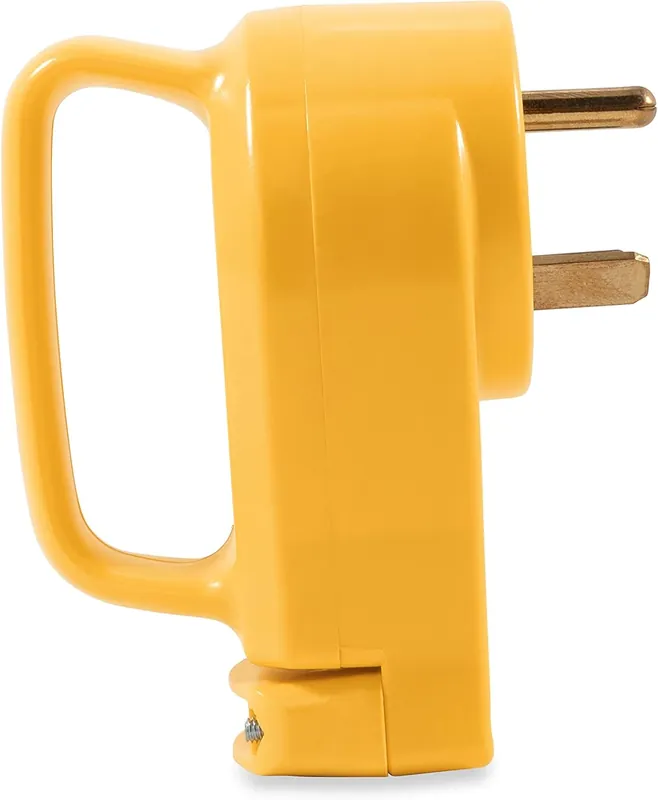Camco 55245 Power Grip Camper/RV Replacement Plug 125 V/3750 W
