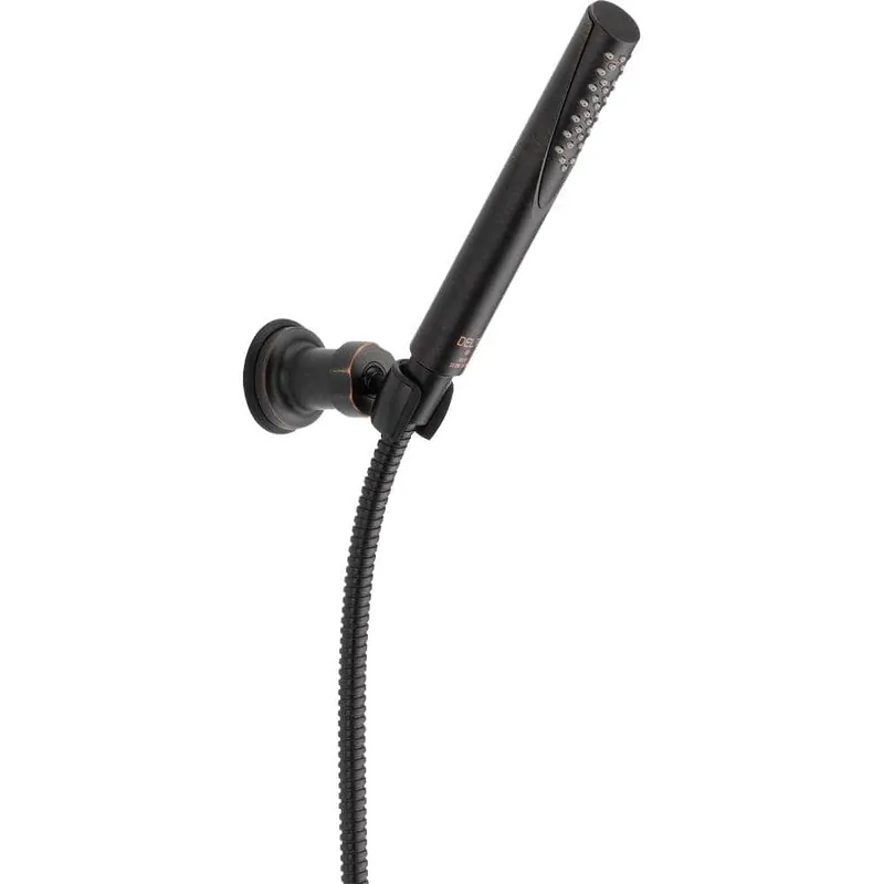 Delta Faucet 55085-RB Trinsic Single-Spray Touch-Clean Wall-Mount Hand Held Shower with Hose