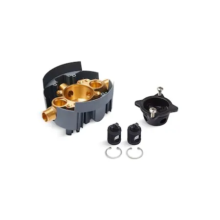 Kohler P8300-KS-NA Rite-Temp Valve Body Rough-In With Service Stops And Universal Inlets, Project Pack