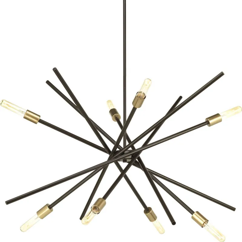 Progress Lighting P400109-020 Astra 60W 8-Light Chandelier