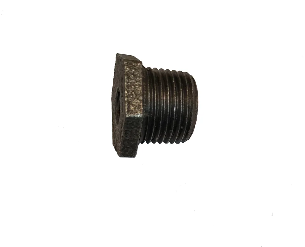 Mueller Industries 521-941 3/4 X 1/4 Inch Black Malleable Iron Bushing