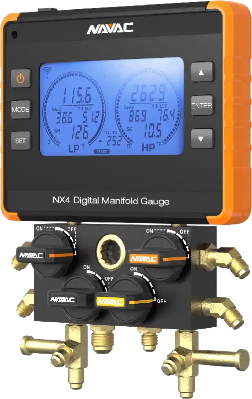 Navac NX4V Nexus Digital Manifold Gauge 1087 psi