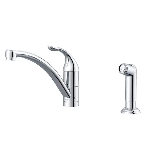 Danze G0040012 Viper Single Handle Kitchen Faucet with Side Spray & Deck Plate 1.75/2.2gpm