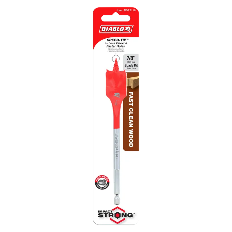 Diablo DSP2110 spade bit 7/8 in. x 6 in.