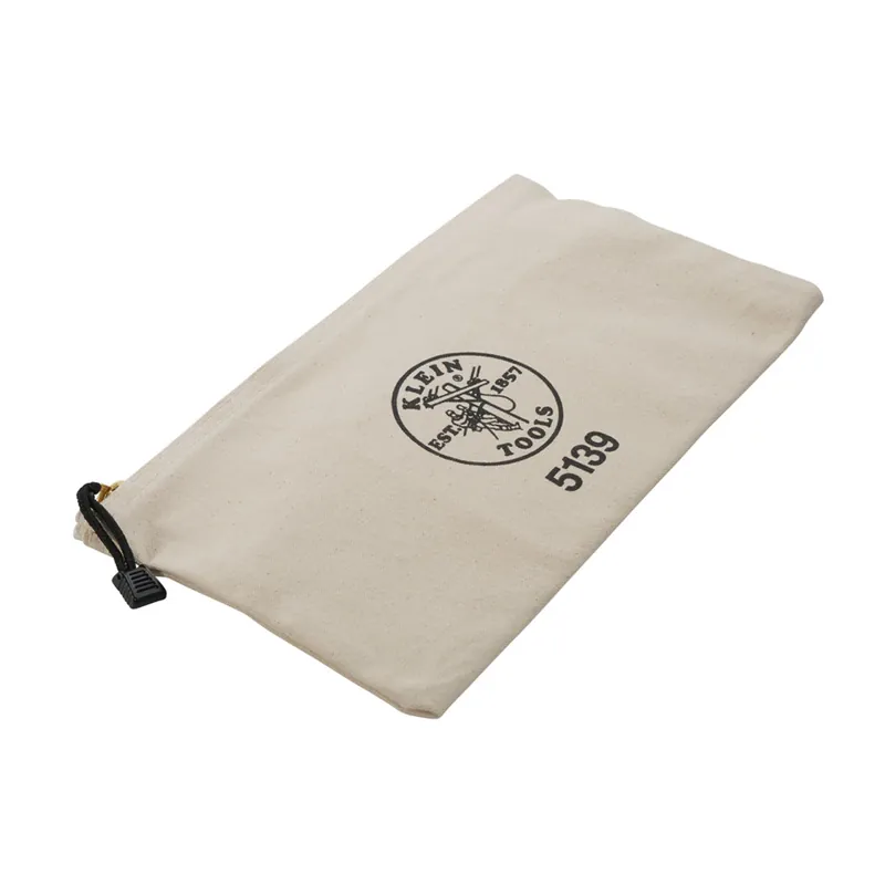 Klein Tools 5139 Canvas Zipper Bag 12 1/2 inches X 7 inches