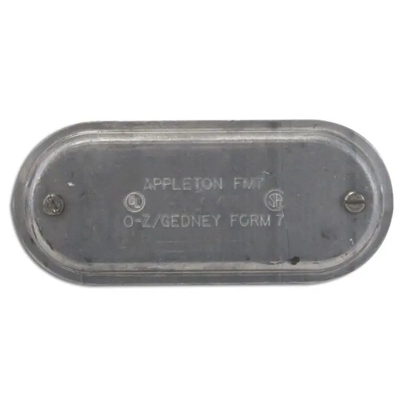 Appleton APP670SA Conduit Body Cover, 2 inches, Form 7, Aluminum
