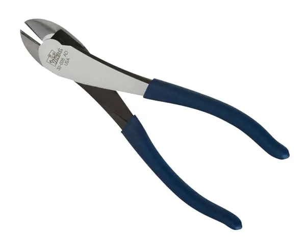 Ideal Industries 30-028 Diagonal-Cutting Plier, Steel Jaw, 8 in OAL, Diagonal Cut