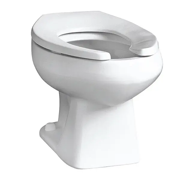 Mansfield 1311 WHITE elongated front flush valve toilet bowl only 10 in rough-in