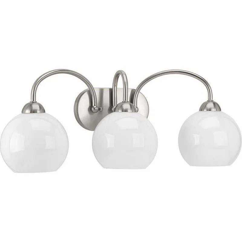 Progress Lighting P300086-009 Carisa 75W 3-Light Medium Vanity Fixture