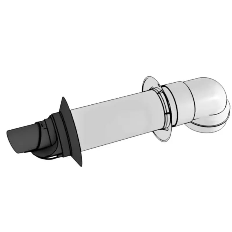 Rinnai 229031 2/4 inches condensing horizontal termination kit, 12 inches (Pptl)