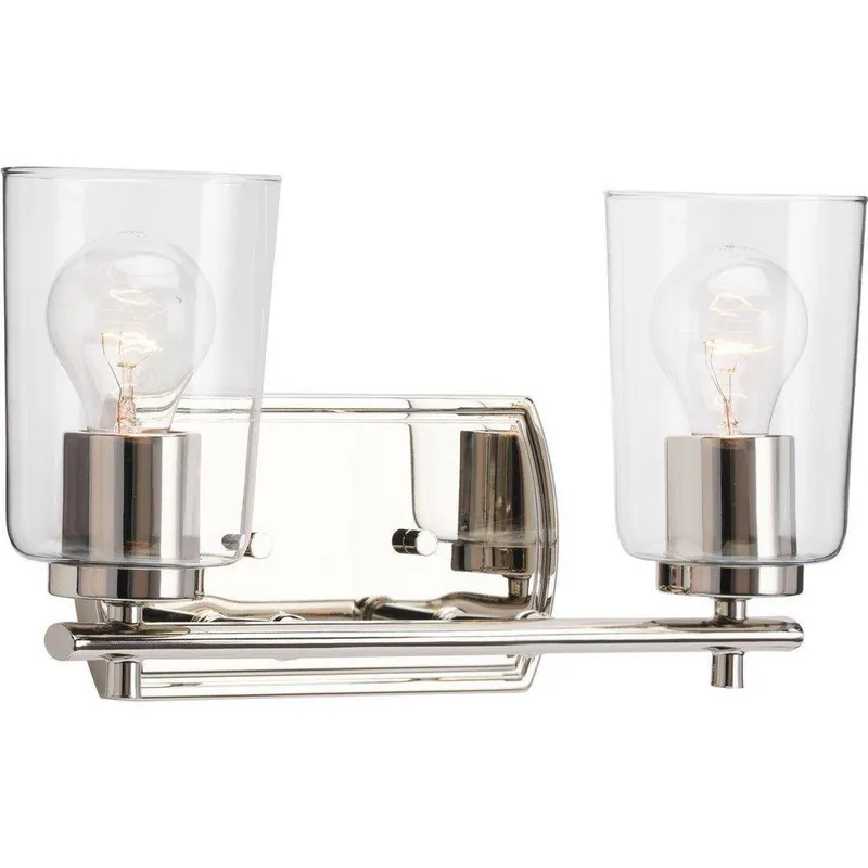 Progress Lighting P300155-104 Adley 60W 2-Light Medium E-26 Incandescent Vanity Fixture
