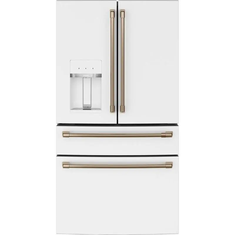 Ge Appliances CXE22DP4PW2 Café™ Energy Star 22.3 Cu. Ft. Smart Counter-Depth 4-Door French-Door Refrigerator
