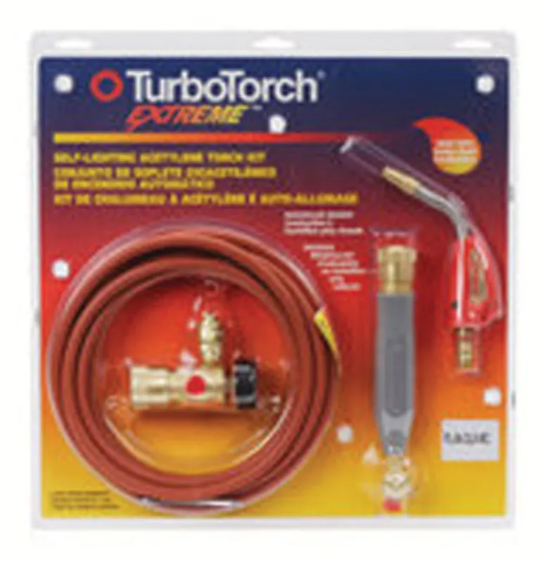 Victor 0386-0832 TurboTorch EXTREME Model PL-5ADLX 2.8 inches x 14.5 inches x 13.9 inches Acetylene Brazing/Soldering Torch Kit
