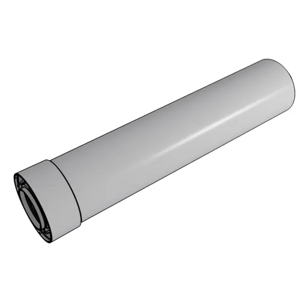 Rinnai 229318 2/4 inches x 10 inches Condensing Vent Pipe Extension (Pptl)