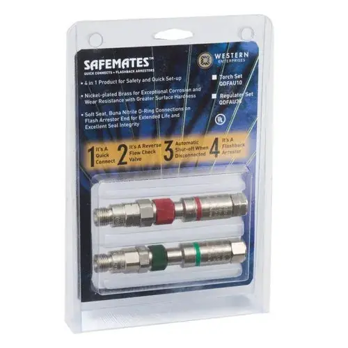 Western Enterprises QDF30 Safemate Quick Connect Set 2 1/2 inches L