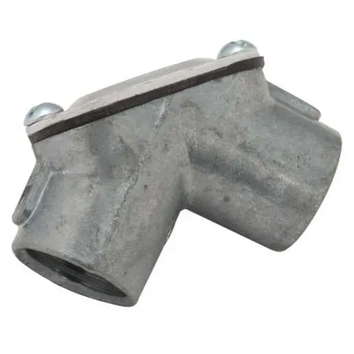 Hubbell Electric 2654 Raco Female to Female Conduit Pull Elbow 1 in Trade 90 deg