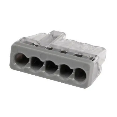 Ideal 30-1087J Push-In Connector 20 to 12 AWG, 18 to 12 AWG, 18 to 14 AWG Wire Solid/Stranded/Tin-Bonded Wire