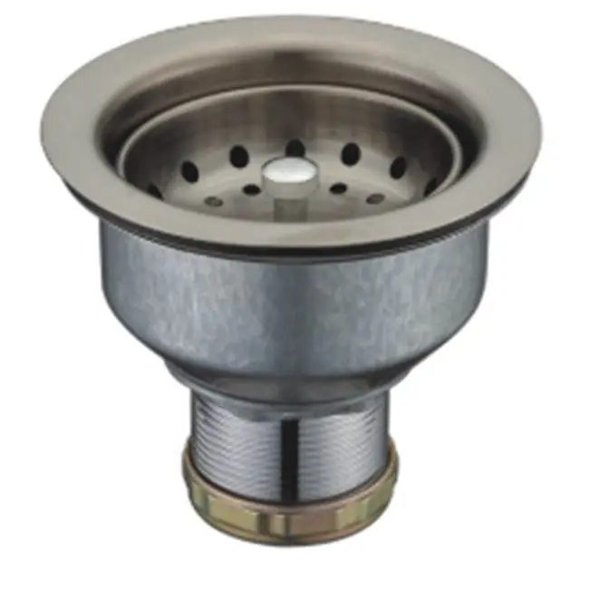 Compass Manufacturing 191-9377 Deep Cup Stainless Steel Basket Strainer