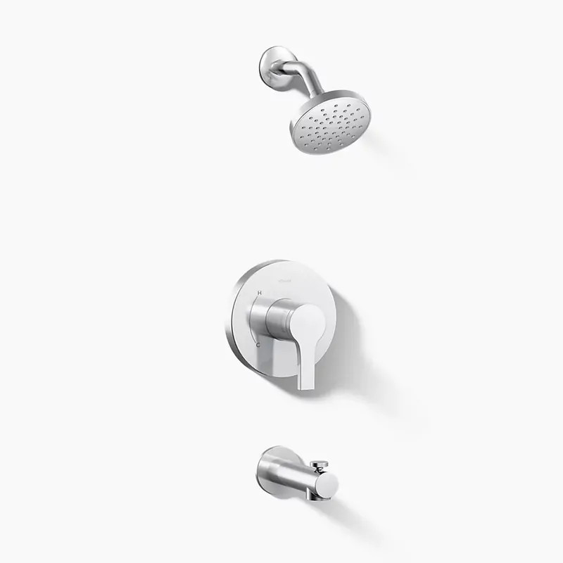 Kohler TS35322-4G-CP Elate Rite-Temp Bath and Shower Trim Kit, 1.75 gpm